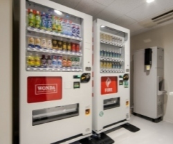 Vending machines, ice-making machines, and microwave ovens