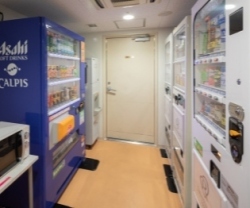 Vending machines, ice-making machines, and microwave