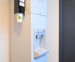 Vending machines, ice-making machines, and microwave ovens