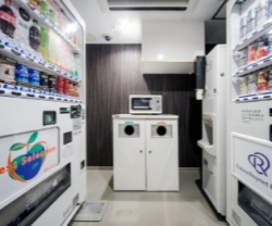 Vending machines, ice-making machines, and microwave ovens