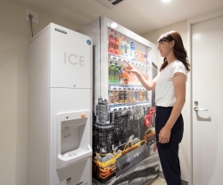 Vending machines, ice-making machines, and microwave ovens