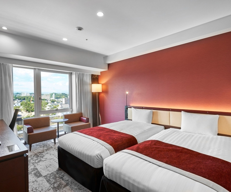 スーペリアツイン【階数によりお城がご覧いただけない場合がございます】