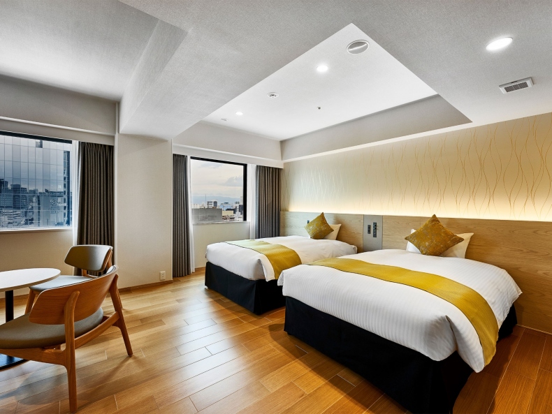 Twin Room with Wooden Floor