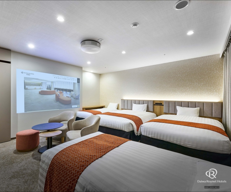 4名利用(エキストラベッド2台設置時）