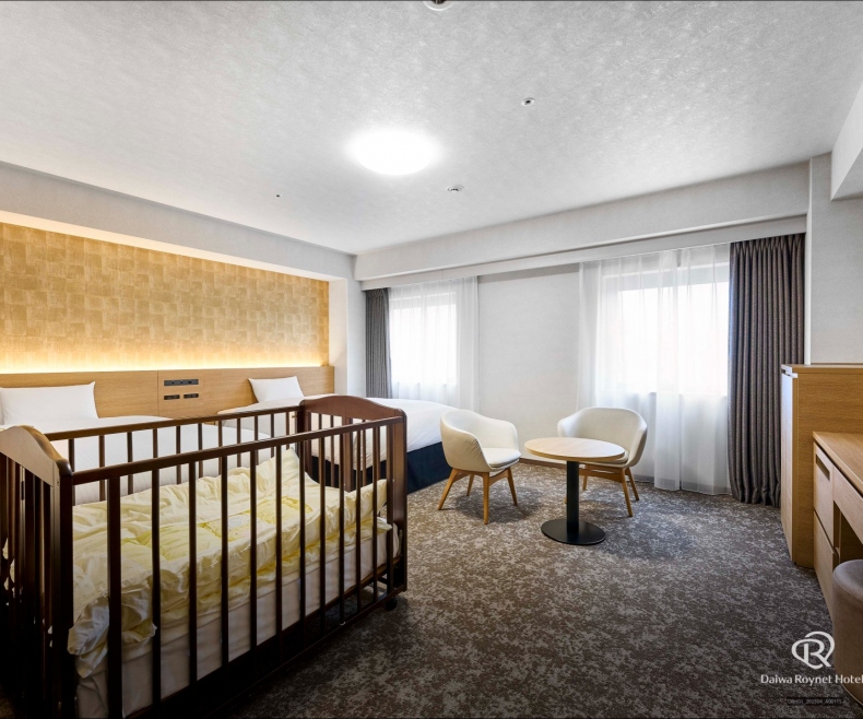 ベビーベッド設置可能（事前予約要）