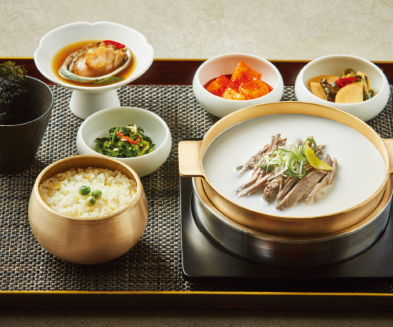 韓牛サゴル肉コムタン定食