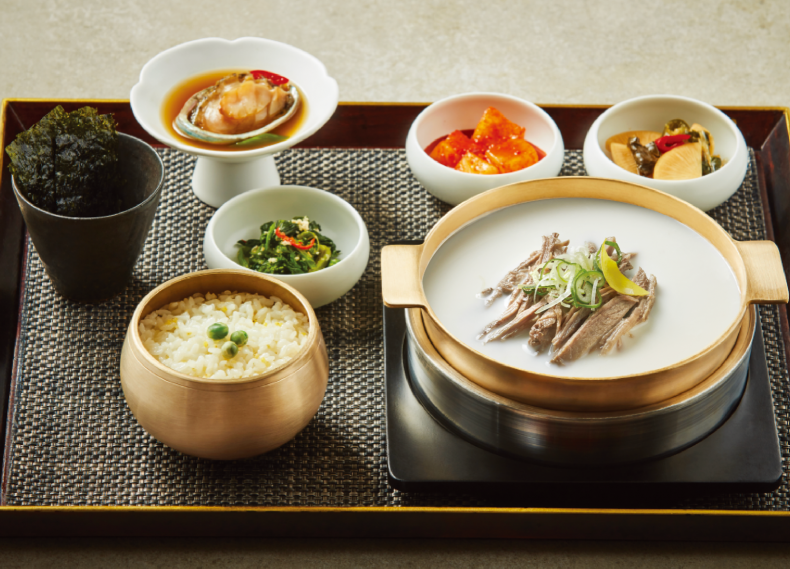 韓牛牛骨牛肉高湯套餐
