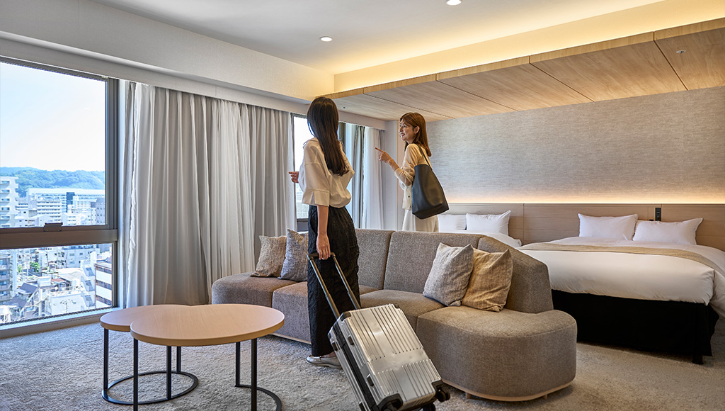 ホテルでひと息のイメージ画像