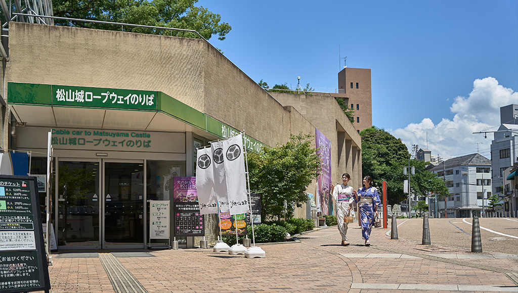 松山城ロープウェイイメージ画像